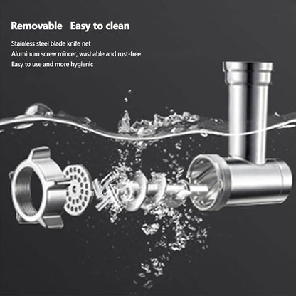 "800W Automatic Electric Meat Grinder with Sausage Stuffer Attachment"

"Heavy Duty Stainless Steel Meat Grinder for Kitchen Use"

"Electric Food Processor for Meat Grinding and Sausage Making"

"Home Kitchen Meat Grinder and Sausage Stuffer Machine"

