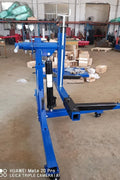 Automotive Car Rotisserie – Heavy-Duty 4,000 LB Frame Lift (Side View)
Frame Restoration Tool with Blue Finish – Model 1024CT (Angled View)
Adjustable Height & Swivel Casters on Auto Rotisserie
Full-Frame Rotisserie for Car Body Repair – 4000 LB Capacity