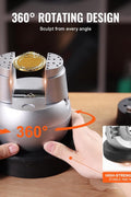 5-inch Ball Vise Jewelry Engraving Tool with full accessories kit
Precision ball vise clamp for jewelry making and stone setting
Engraving tool with interchangeable jaws and 360-degree rotation
Jeweler working with a professional engraving vise clamp
Stainless steel workholding clamp for jewelry and watch repair