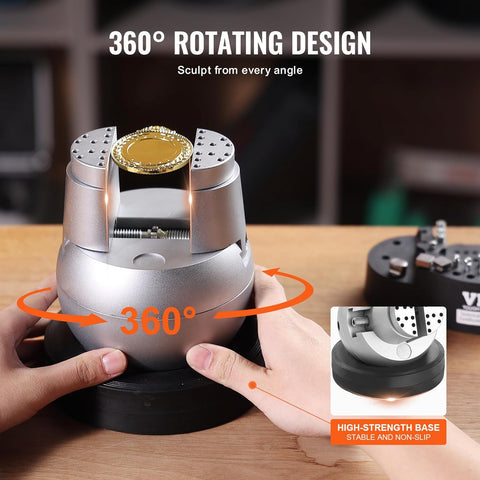 5-inch Ball Vise Jewelry Engraving Tool with full accessories kit
Precision ball vise clamp for jewelry making and stone setting
Engraving tool with interchangeable jaws and 360-degree rotation
Jeweler working with a professional engraving vise clamp
Stainless steel workholding clamp for jewelry and watch repair