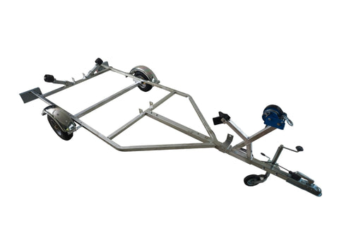 New Basic Single Axle Boat Trailer – Durable Lightweight Trailer for Small Boats & Watercraft 1160581 - with | Sold by Uncle Wiener's Wholesale