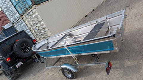 New Basic Single Axle Boat Trailer – Durable Lightweight Trailer for Small Boats & Watercraft 1160581 - with | Sold by Uncle Wiener's Wholesale