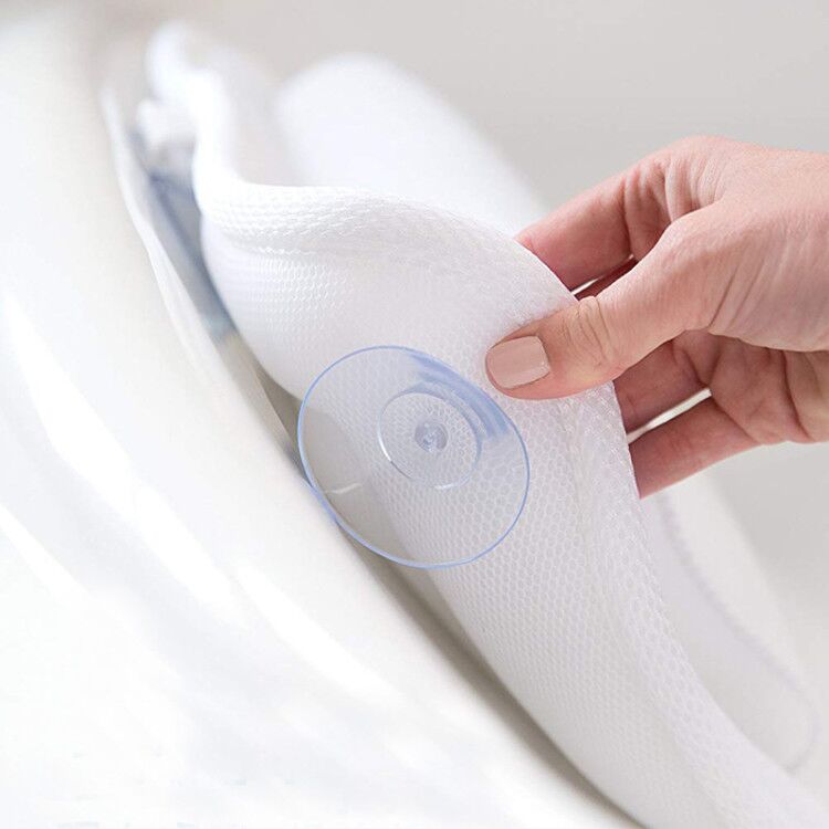 Full-body waterproof bath pillow with headrest
3D mesh ergonomic bath mattress with suction cups
Spa tub cushion for back, hips, and neck support
Comfortable bathtub pillow mat for home spa relaxation
Quick-dry bath pillow with full body support