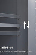 New Bathroom Storage Floor Cabinet with Double Shutter Doors – Freestanding Organizer with Shelves BBC040G01 - with | Sold by Uncle Wiener's Wholesale