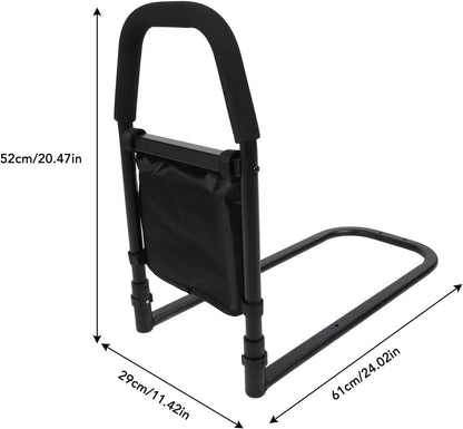 Bed Assist Rail Full Product View with Grip

Medical Bed Safety Bar – Side Angle

Adjustable Bed Rail with Stability Base

Bed Assist Rail Installed – Lifestyle Photo