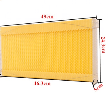 Flow Hive Langstroth Bee Hive with 7 Auto Frames - Front View

Wooden Bee Hive with Honey Flow System

Auto Flow Frames for Easy Honey Extraction

Top View of 2-Layer Langstroth Bee Hive

Honey Collection from Flow Hive Auto Frames

Disassembled View of Bee Hive Kit Components

Wooden Hive Box with Automatic Frames

Honey Frame Close-Up for Flow Extraction