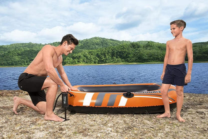 Bestway 12-Inch Air Hammer Pump – Product View
Dual-Action Manual Hand Pump with Hose
3-Valve Adapters for Inflatables – Bestway Pump
Portable Camping Hand Pump – Compact and Lightweight