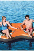 New Bestway 2 person rapid river ride tube with cooler mesh bottom 43113 - with | Sold by Uncle Wiener's Wholesale