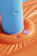 Bestway double lane water splash slide
18ft long dragstrip inflatable slide
Kids' backyard racing water slide
Bestway slide with ha ose sprayer feature