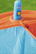 Bestway double lane water splash slide
18ft long dragstrip inflatable slide
Kids' backyard racing water slide
Bestway slide with ha ose sprayer feature