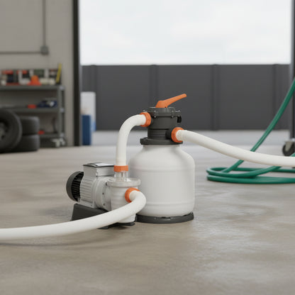 “Bestway Flowclear Sand Filter Pool Pump with Hoses – 3000 GPH”

“Above-ground pool sand filtration system by Bestway”

“Model 58500 sand filter with pressure gauge”

“Flowclear 2200 GPH pump system for pools”

“6-position valve Bestway sand filter system”