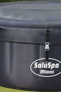 Bestway Miami Inflatable Spa – 4 person setup
Interior view of 4-person Bestway hot tub
User relaxing in Bestway Miami inflatable hot tub
Digital control panel of Bestway spa 3182021
Top-down view of Bestway 3182021 bubble spa
