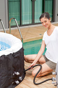 Bestway Miami Inflatable Spa – 4 person setup
Interior view of 4-person Bestway hot tub
User relaxing in Bestway Miami inflatable hot tub
Digital control panel of Bestway spa 3182021
Top-down view of Bestway 3182021 bubble spa