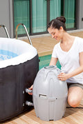 Bestway Miami Inflatable Spa – 4 person setup
Interior view of 4-person Bestway hot tub
User relaxing in Bestway Miami inflatable hot tub
Digital control panel of Bestway spa 3182021
Top-down view of Bestway 3182021 bubble spa