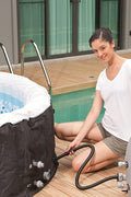 Bestway Miami Inflatable Spa – 4 person setup
Interior view of 4-person Bestway hot tub
User relaxing in Bestway Miami inflatable hot tub
Digital control panel of Bestway spa 3182021
Top-down view of Bestway 3182021 bubble spa