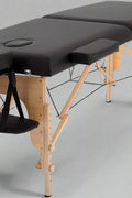 84-Inch Black Folding Massage Table with Carrying Case – Model MTT2