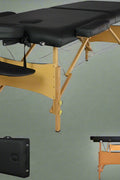 84-Inch Black Folding Massage Table with Carrying Case – Model MTT2