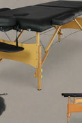 84-Inch Black Folding Massage Table with Carrying Case – Model MTT2