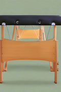 84-Inch Black Folding Massage Table with Carrying Case – Model MTT2