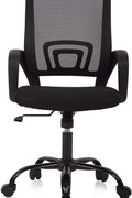 New Black Mesh Office Chair – Ergonomic Swivel Desk Chair with Breathable Back 1210OC - with | Sold by Uncle Wiener's Wholesale