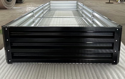 Modern Black Steel Raised Garden Bed for Vegetables and Flowers

Durable Rectangle Outdoor Planter with Rust-Resistant Coating

Heavy-Duty Black Steel Garden Bed for Backyard Growing