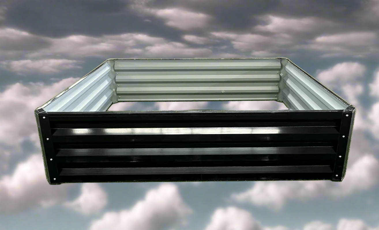 Modern Black Steel Raised Garden Bed for Vegetables and Flowers

Durable Rectangle Outdoor Planter with Rust-Resistant Coating

Heavy-Duty Black Steel Garden Bed for Backyard Growing