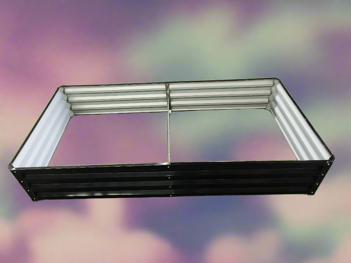 Modern Black Steel Raised Garden Bed for Vegetables and Flowers

Durable Rectangle Outdoor Planter with Rust-Resistant Coating

Heavy-Duty Black Steel Garden Bed for Backyard Growing