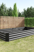 Modern Black Steel Raised Garden Bed for Vegetables and Flowers

Durable Rectangle Outdoor Planter with Rust-Resistant Coating

Heavy-Duty Black Steel Garden Bed for Backyard Growing
