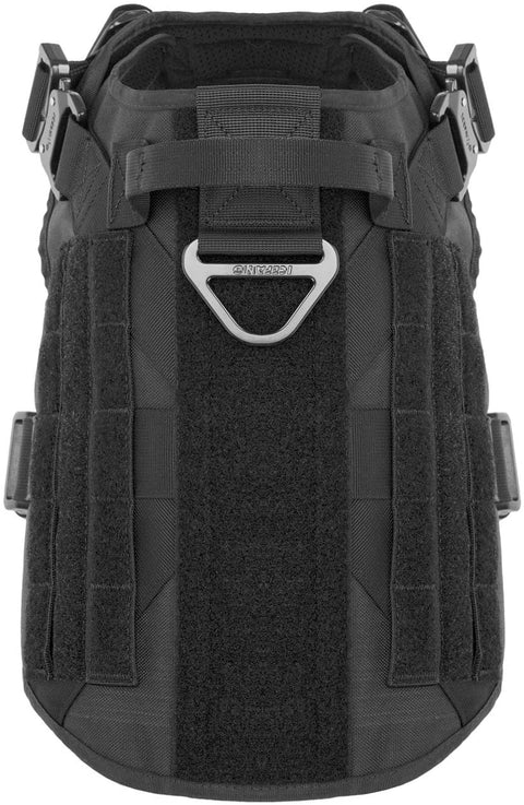 New Black Tactical Dog Harness & Leash Set – No - Pull, Adjustable K9 Vest with Handle & Molle System - with Large | Sold by Uncle Wiener's Wholesale