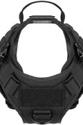 New Black Tactical Dog Harness & Leash Set – No - Pull, Adjustable K9 Vest with Handle & Molle System - with Large | Sold by Uncle Wiener's Wholesale