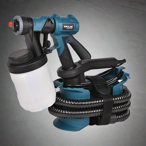 Blue Viper 600W HVLP paint spray gun with accessories
Electric paint sprayer with 2 nozzles and 3 spray patterns
Professional HVLP spray gun for home and DIY painting