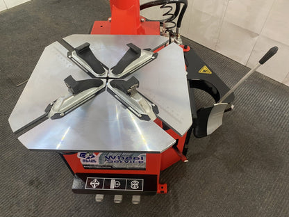 Blue Viper FT380 Tire Changer with Dual Assist Arms

Heavy-Duty Tire Changer Machine with Bead Blaster

Truck-Ready FT380 Tire Changer Quick Inflate System

Professional Auto Shop Tire Machine – Blue Viper FT380