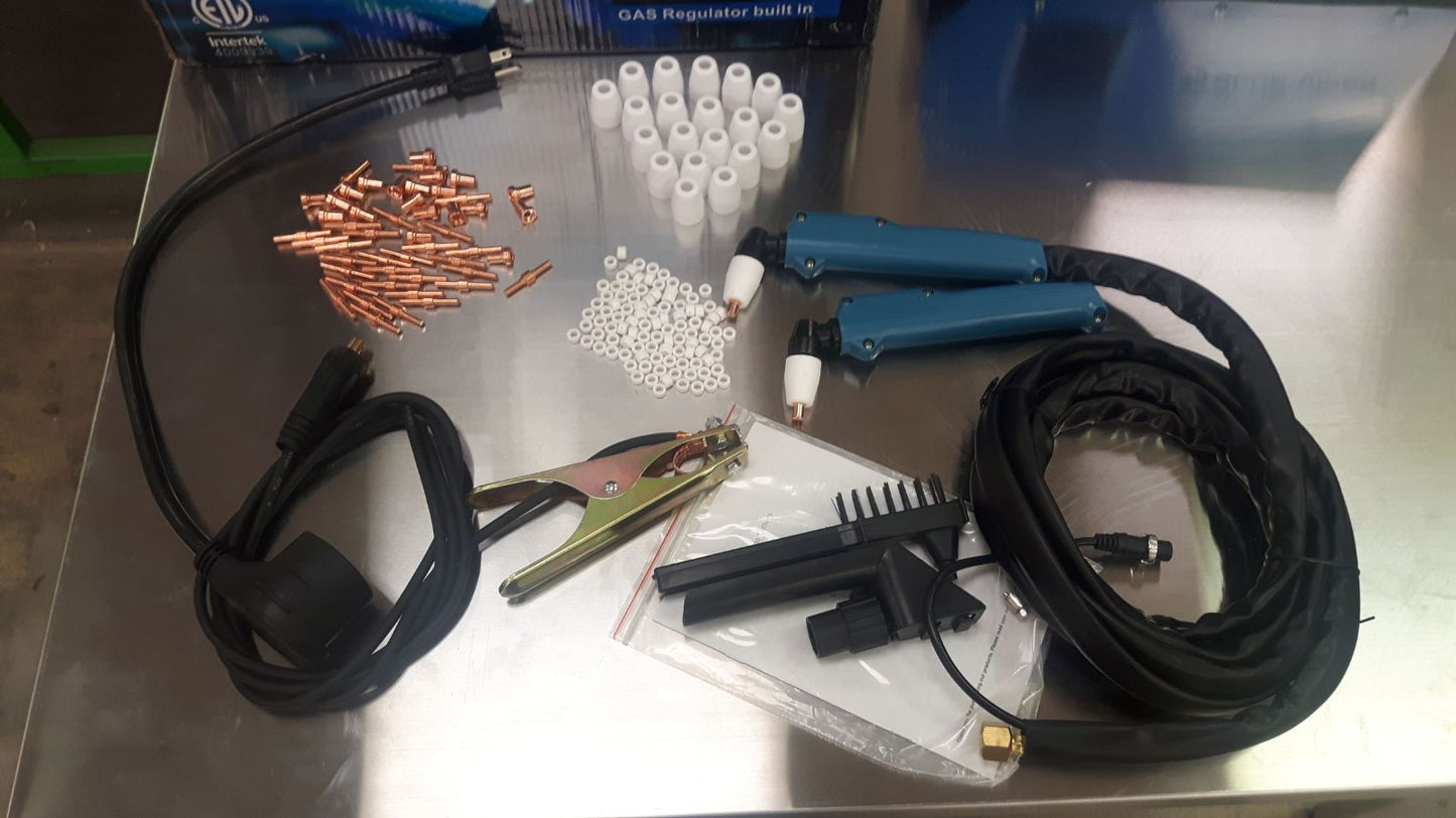 NEW Blue Viper Dual Voltage Plasma Cutter Set + Consumables 110V/220V – CUT40N - with | Sold by Uncle Wiener's Wholesale