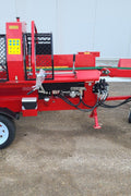 Blue Viper Firewood Processor – Full Trailer Setup
BVFP Model – STIHL Bar Saw Firewood Cutting System
Hydraulic Log Conveyor on Blue Viper Processor
Rear View of Blue Viper BVFP Wood Processor Trailer