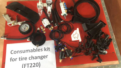 NEW BLUE VIPER TIRE CHANGER GENERAL DUTY 500 - with 44 PCS TIRE CHANGER CONSUMABLES & REPAIR KIT | Sold by Uncle Wiener's Wholesale