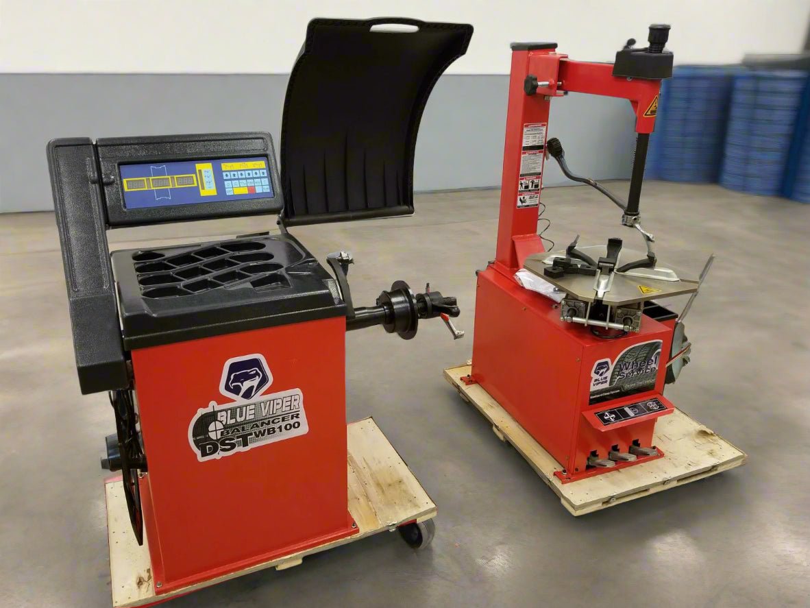 NEW BLUE VIPER TIRE CHANGER GENERAL DUTY 500 - with BLUE VIPER TIRE CHANGER & WHEEL BALANCER | Sold by Uncle Wiener's Wholesale
