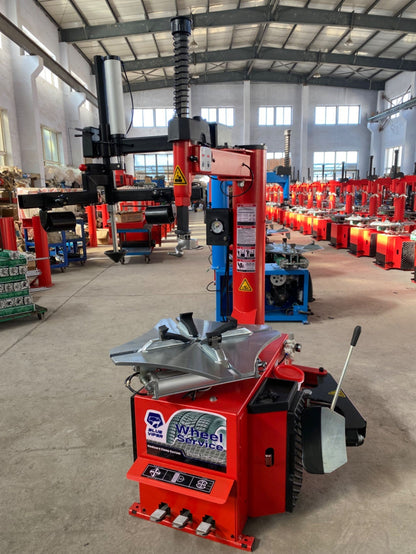 Blue Viper FT300 Commercial Tire Changer with Helper Arm

1.5 HP Tire Machine with 5500 lb Bead Break Force

Professional Tire Changer for Auto Shops

Heavy-Duty Blue Viper FT300 Tire Changer with Assist Arm