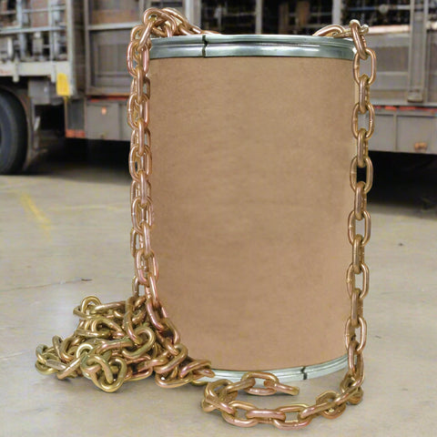 Bulk Grade 70 Transport Chain Barrels – DOT Stamped 5/16, 3/8, and 1/2 Inch Sizes for Towing and Rigging