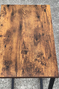 New C - Frame Metal End Table – Sofa - Side Table with Wood Top TLET2504 - with | Sold by Uncle Wiener's Wholesale
