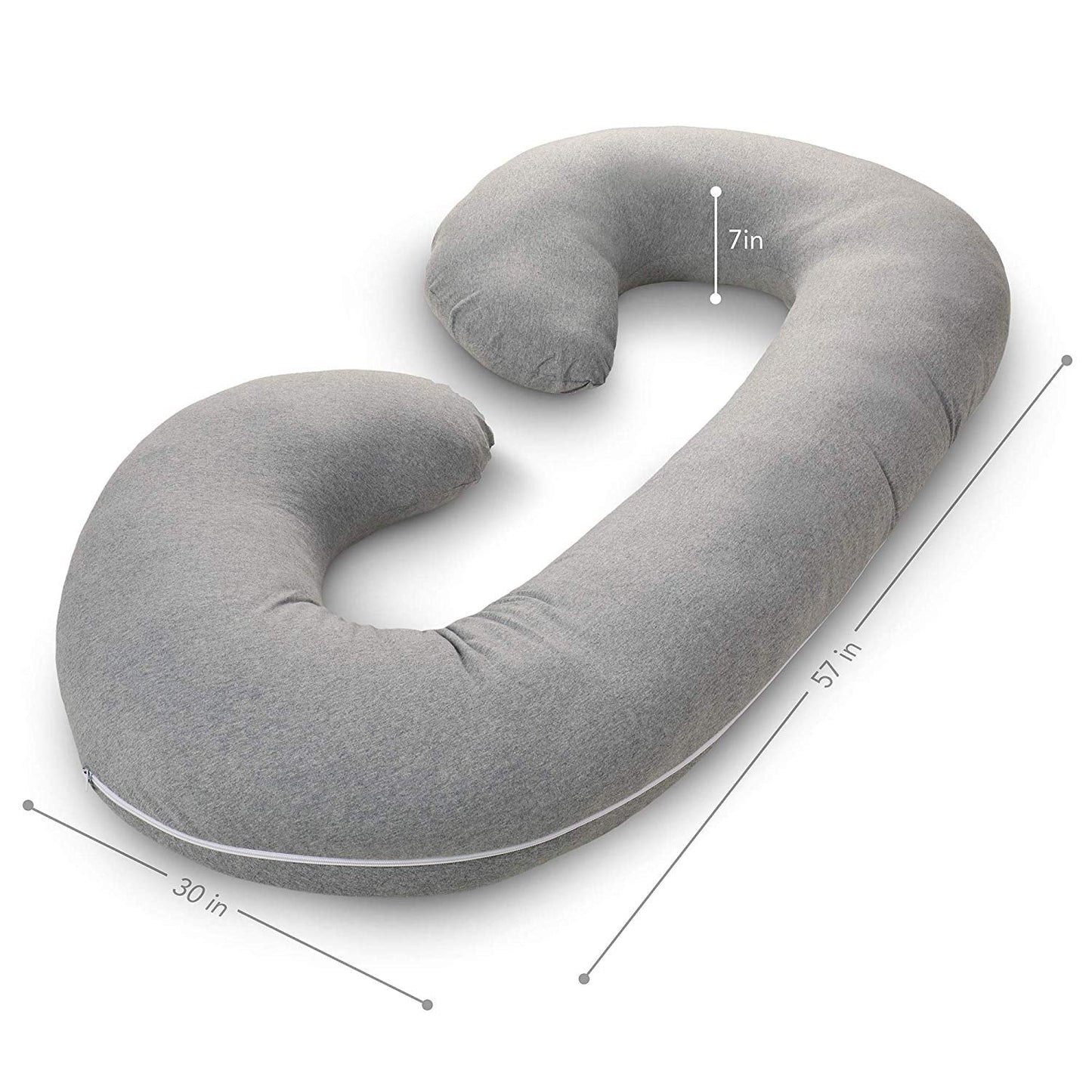 New C - Shaped Pregnancy Pillow – Memory Foam Full Body Maternity Support Pillow 74BPL - with | Sold by Uncle Wiener's Wholesale