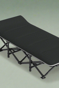 Camping Cot with Mesh Mat and Steel Frame – Foldable Outdoor Sleeping Bed with Carry Bag – 200KG Capacity – Open Box