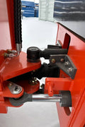 CanLift EREL10 electric wheel loader side view
Red electric wheel loader lifting materials
Bobcat-style quick hitch on CanLift loader
72V battery electric loader in warehouse
Heavy-duty compact loader with bucket attachment