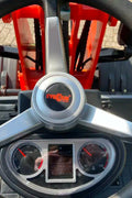 CanLift Mini Wheel Loader with Kubota D1703 engine
Orange and gray wheel loader with enclosed cabin
Compact loader with quick hitch and bucket
Mini loader for snow removal and landscaping
Hydrostatic drive mini loader with joystick control