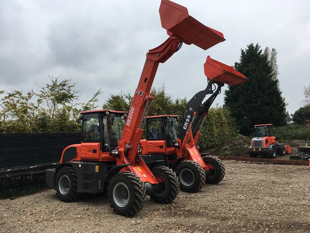 Back Wheel Telehandler CAN LIFT ERT2500U 4WD Telehandler Loader – Heated Cab, Quick Attach ...