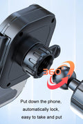 "Gravity Auto-Lock Car Phone Holder Mounted on Dashboard"

"360 Degree Adjustable Car Phone Mount for iPhone and Android"

"Dual Mount Car Phone Holder for Dashboard and Air Vent"

"Universal Gravity Car Phone Holder with Anti-Slip Base"

"Car Dashboard Phone Mount with 360 Rotation and Auto-Lock"