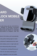 "Gravity Auto-Lock Car Phone Holder Mounted on Dashboard"

"360 Degree Adjustable Car Phone Mount for iPhone and Android"

"Dual Mount Car Phone Holder for Dashboard and Air Vent"

"Universal Gravity Car Phone Holder with Anti-Slip Base"

"Car Dashboard Phone Mount with 360 Rotation and Auto-Lock"