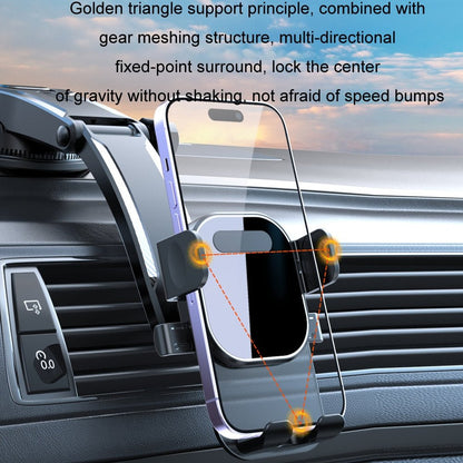 "Gravity Auto-Lock Car Phone Holder Mounted on Dashboard"

"360 Degree Adjustable Car Phone Mount for iPhone and Android"

"Dual Mount Car Phone Holder for Dashboard and Air Vent"

"Universal Gravity Car Phone Holder with Anti-Slip Base"

"Car Dashboard Phone Mount with 360 Rotation and Auto-Lock"