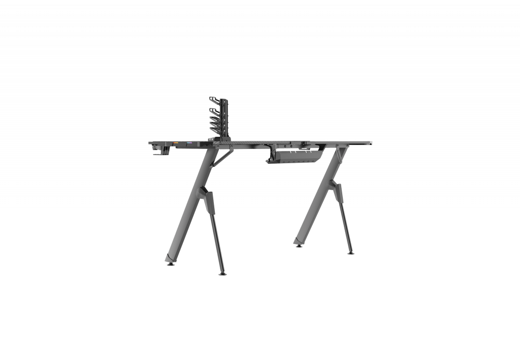 New Carbon Fiber RGB LED Gaming Desk – Ergonomic Computer Table with Light Effects for Gamers V21460 - with | Sold by Uncle Wiener's Wholesale