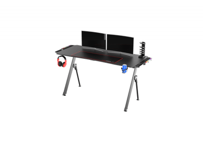New Carbon Fiber RGB LED Gaming Desk – Ergonomic Computer Table with Light Effects for Gamers V21460 - with | Sold by Uncle Wiener's Wholesale