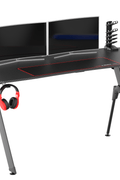 New Carbon Fiber RGB LED Gaming Desk – Ergonomic Computer Table with Light Effects for Gamers V21460 - with | Sold by Uncle Wiener's Wholesale
